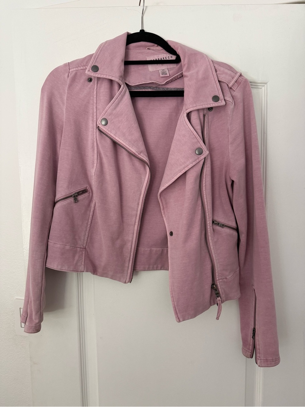 Marrakech xxs pink Cotton Moto Jacket